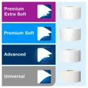 Tork Black Plastic Toilet Roll Dispenser, Single, Jumbo Roll, 132 mm x 275 mm x 345 mm 555008