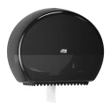 Tork Black Plastic Toilet Roll Dispenser, Single, Jumbo Roll, 132 mm x 275 mm x 345 mm 555008