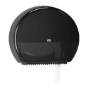 Tork Black Plastic Toilet Roll Dispenser, Jumbo Paper Type, 133 mm Depth x 360 mm Height x 437 mm Width 554008