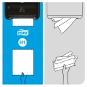 Tork Plastic Black Wall Mount Paper Towel Dispenser 203 mm x 372 mm x 337 mm 551008