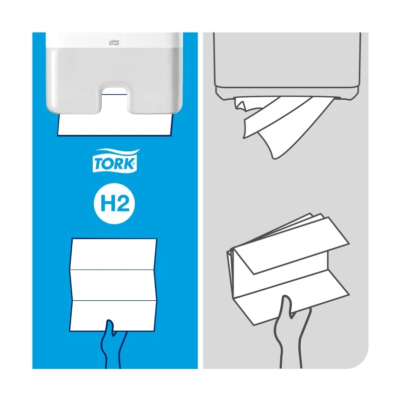 Tork Plastic White Wall Wall Mount Paper Towel Dispenser 114 mm x 458 mm x 302 mm 552000
