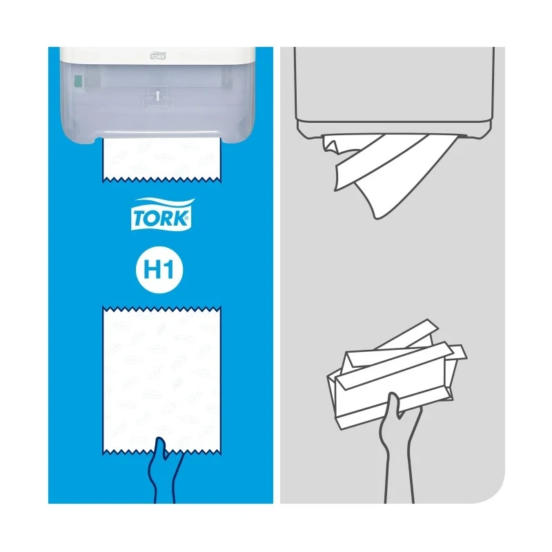 Tork Plastic White Wall Wall Mount Paper Towel Dispenser 203 mm x 372 mm x 337 mm 551000