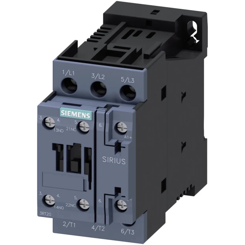 Siemens 3RT2 Overload Relay 1 NO/1 NC 17A F.L.C 7.5 kW 24V DC 3P 3RT2025-1KB40