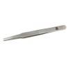 RS PRO 120mm Stainless Steel Flat, Round, Straight, Fine Tweezer 136-9699