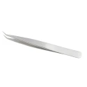 RS PRO 110mm Stainless Steel Bent Pointed Fine Tweezer 136-9703