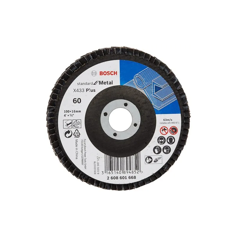 bosch-x433-flap-disc-100x16mm-42200