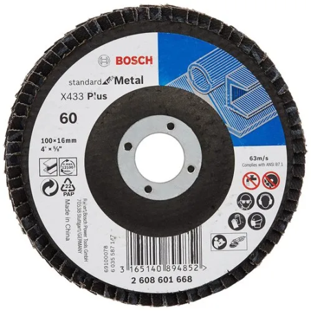 bosch-x433-flap-disc-100x16mm-42200