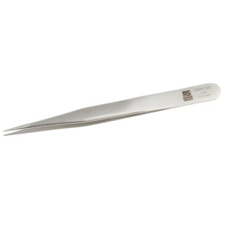 RS PRO 120mm Stainless Steel Straight, Pointed, Fine Tweezer 136-9700