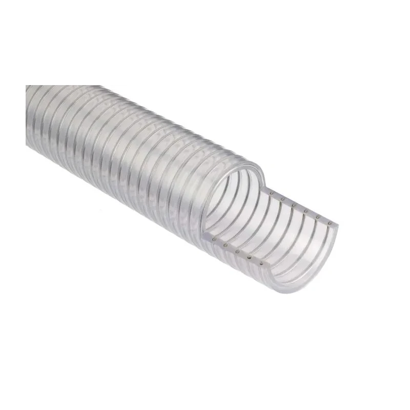 RS PRO Reinforced Transparent Polyvinyl Chloride Hose Pipe, 4 bar, 10 m Length, 89.6 mm OD, 76 mm ID 136-9514