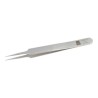 RS PRO Stainless Steel Extra Fine Tweezer 110mm 136-9707