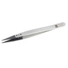 RS PRO Stainless Steel Fine ESD Safe Tweezer 130mm 136-9730