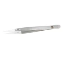 RS PRO 130mm Stainless Steel Pointed ESD Safe Tweezer 136-9729