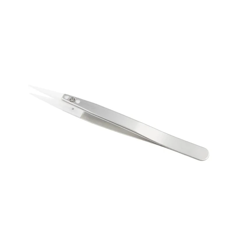 RS PRO 130mm Stainless Steel Pointed ESD Safe Tweezer 136-9729