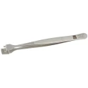 RS PRO 125mm Stainless Steel Bent Tweezer 136-9740