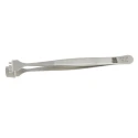 RS PRO 125mm Stainless Steel Bent Tweezer 136-9742