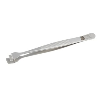 RS PRO 125mm Stainless Steel Wafer Tweezer 136-9741