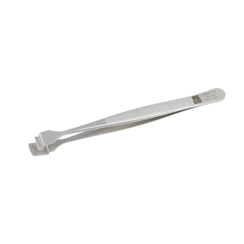 RS PRO 125mm Stainless Steel Wafer Tweezer 136-9741