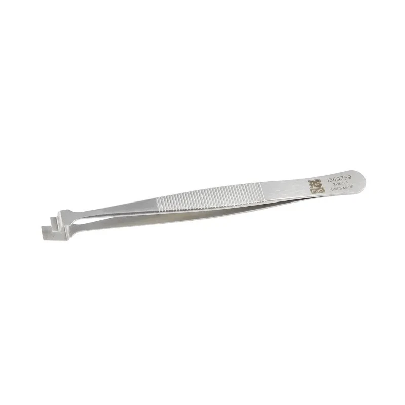 RS PRO 120mm Stainless Steel Wafer Tweezer 136-9739