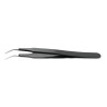 RS PRO 115mm Stainless Steel Angled Flat ESD Safe Tweezer 136-9750