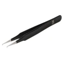 RS PRO 120mm Stainless Steel ESD Safe Anti-Magnetic Tweezer 136-9763