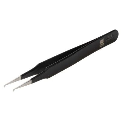 RS PRO 120mm Stainless Steel ESD Safe Anti-Magnetic Tweezer 136-9763