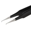 RS PRO 120mm Stainless Steel ESD Safe Anti-Magnetic Tweezer 136-9763