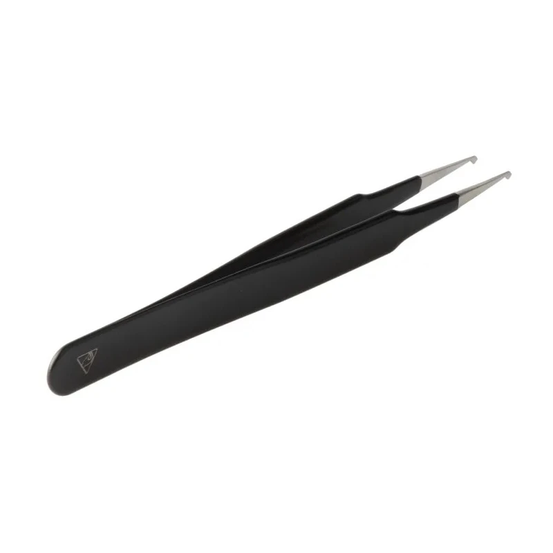 RS PRO 120mm Stainless Steel ESD Safe Anti-Magnetic Tweezer 136-9763