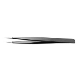 RS PRO 130mm Stainless Steel Straight Fine ESD Safe Tweezer 136-9783