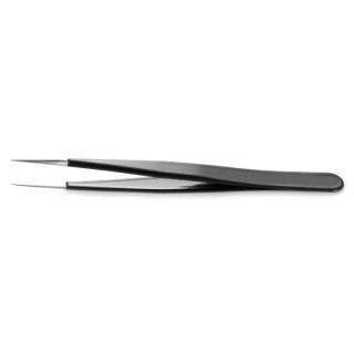RS PRO Stainless Steel Sharp ESD Safe Tweezer 110mm 136-9769