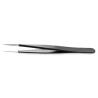 RS PRO Stainless Steel Sharp ESD Safe Tweezer 110mm 136-9769