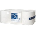 Tork Toilet Roll 12 Rolls of 850 Sheets 2-Ply Mini Jumbo, White, 59 mm Core Diameter 120238