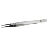 RS PRO 130mm Stainless Steel Sharp Very Fine Straight ESD Safe Tweezer 136-9731