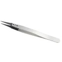RS PRO 130mm Stainless Steel Sharp Very Fine Straight ESD Safe Tweezer 136-9731