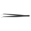 RS PRO 155mm Carbon Steel ESD Safe Tweezer 136-9784