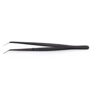 RS PRO 155mm Carbon Steel ESD Safe Tweezer 136-9784