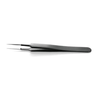 RS PRO Stainless Steel Extra Fine ESD Safe Tweezer 110mm 136-9772