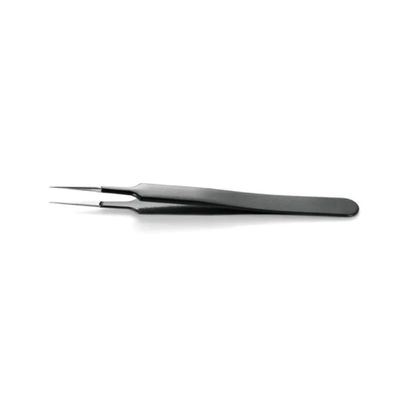 RS PRO Stainless Steel Extra Fine ESD Safe Tweezer 110mm 136-9772