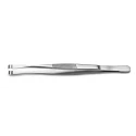 RS PRO 120mm Stainless Steel Cylindrical, Grooved Tweezer 136-9803