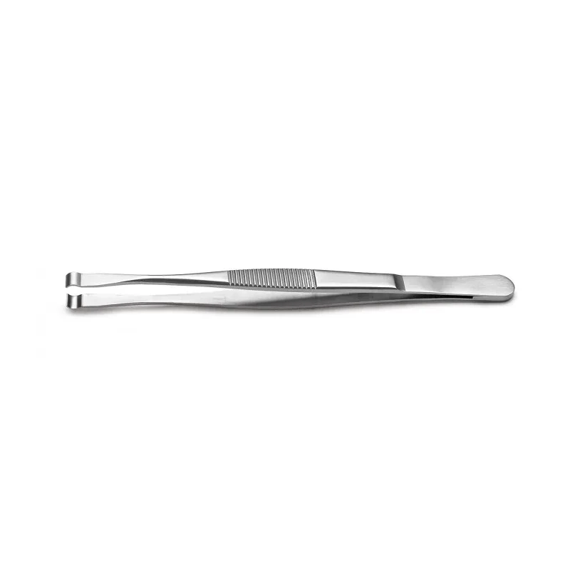 RS PRO 120mm Stainless Steel Cylindrical, Grooved Tweezer 136-9803