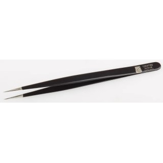 RS PRO 140mm Stainless Steel ESD Safe Tweezer 136-9786