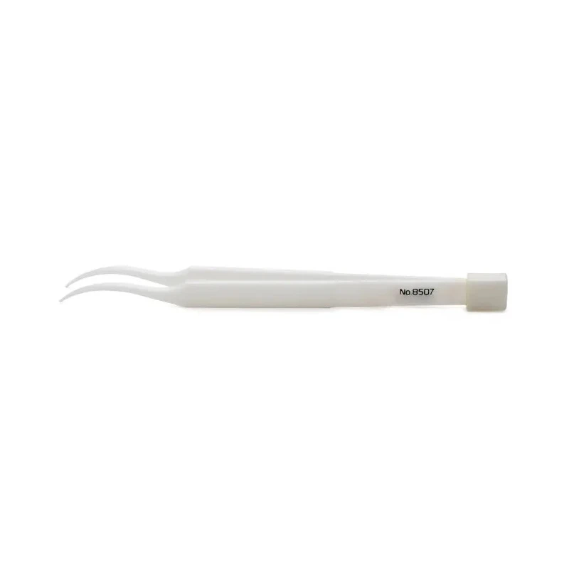 RS PRO 120mm Ceramic Smooth Curved ESD Safe Tweezer 136-9806