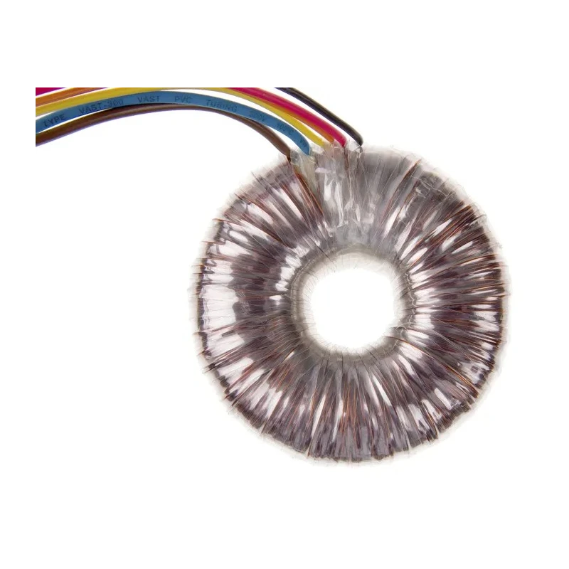 RS PRO 230 V ac Toroidal Transformer 2 x 18 V ac Output 50 VA Copper Conductor Termination Wire 671-8968