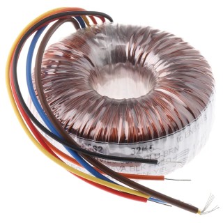 RS PRO 230 V ac 2 x 25 V ac Toroidal Transformer 2 Output 50 VA EN 61558 Class II VDE0570 Class II UL 506 IEC 61558 671-8962