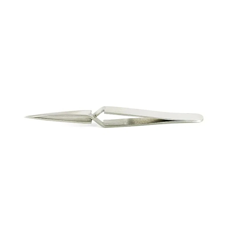 RS PRO 115mm Stainless Steel Fine, Straight Tweezer 136-9810