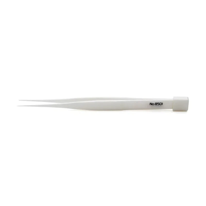 RS PRO 125mm Ceramic Sharp Tweezer 136-9807, Anti-Acid, High Temperature Stability