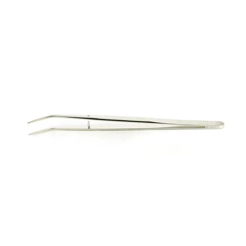 RS PRO Carbon Steel Serrated Tweezer 150mm 136-9818