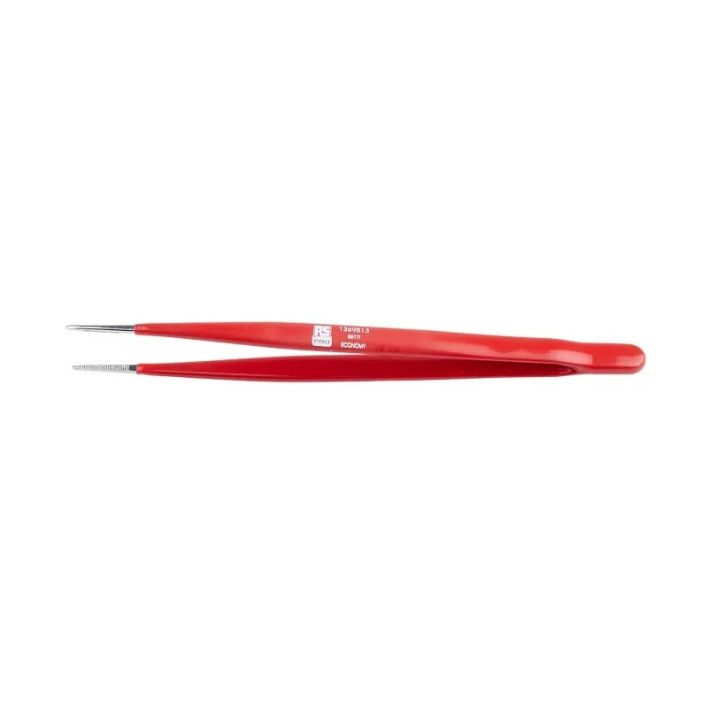 RS PRO 155mm Carbon Steel Serrated Tweezer 136-9813
