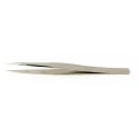 RS PRO 130mm Carbon Steel Fine, Pointed, Straight Tweezer 136-9821
