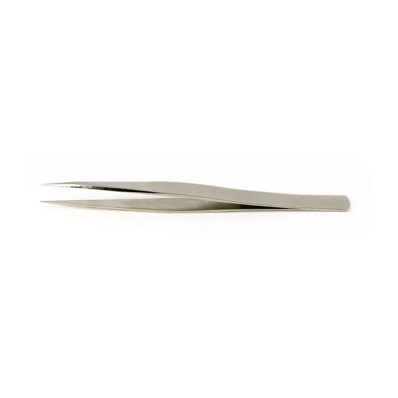 RS PRO 130mm Carbon Steel Fine, Pointed, Straight Tweezer 136-9821