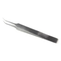 RS PRO Stainless Steel Fine Bent Tweezer 110mm 136-9845